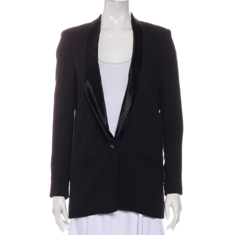 Helmut Lang Culf Fur Trim Jacket